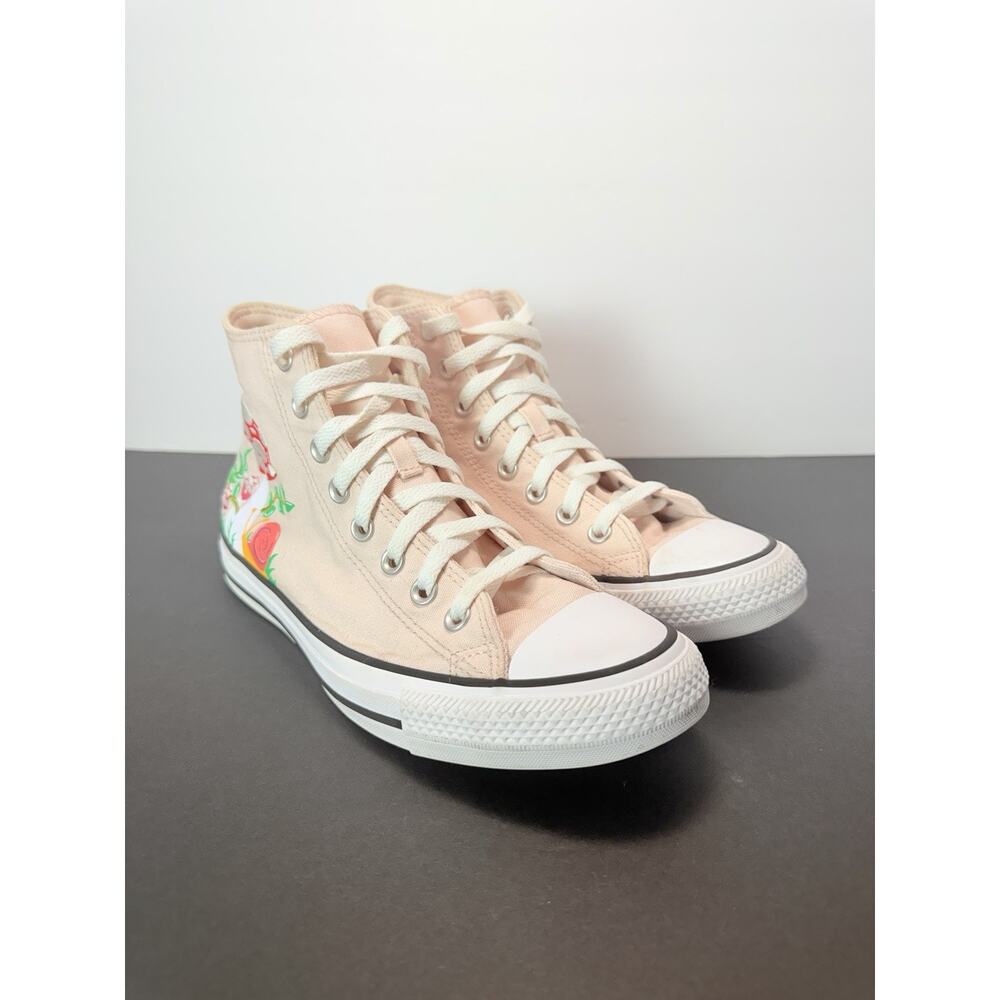 Converse Chuck Taylor All Star Hi Mushroom Garden Sneaker Women's Pink Sz 7.5 - Picture 6 of 9